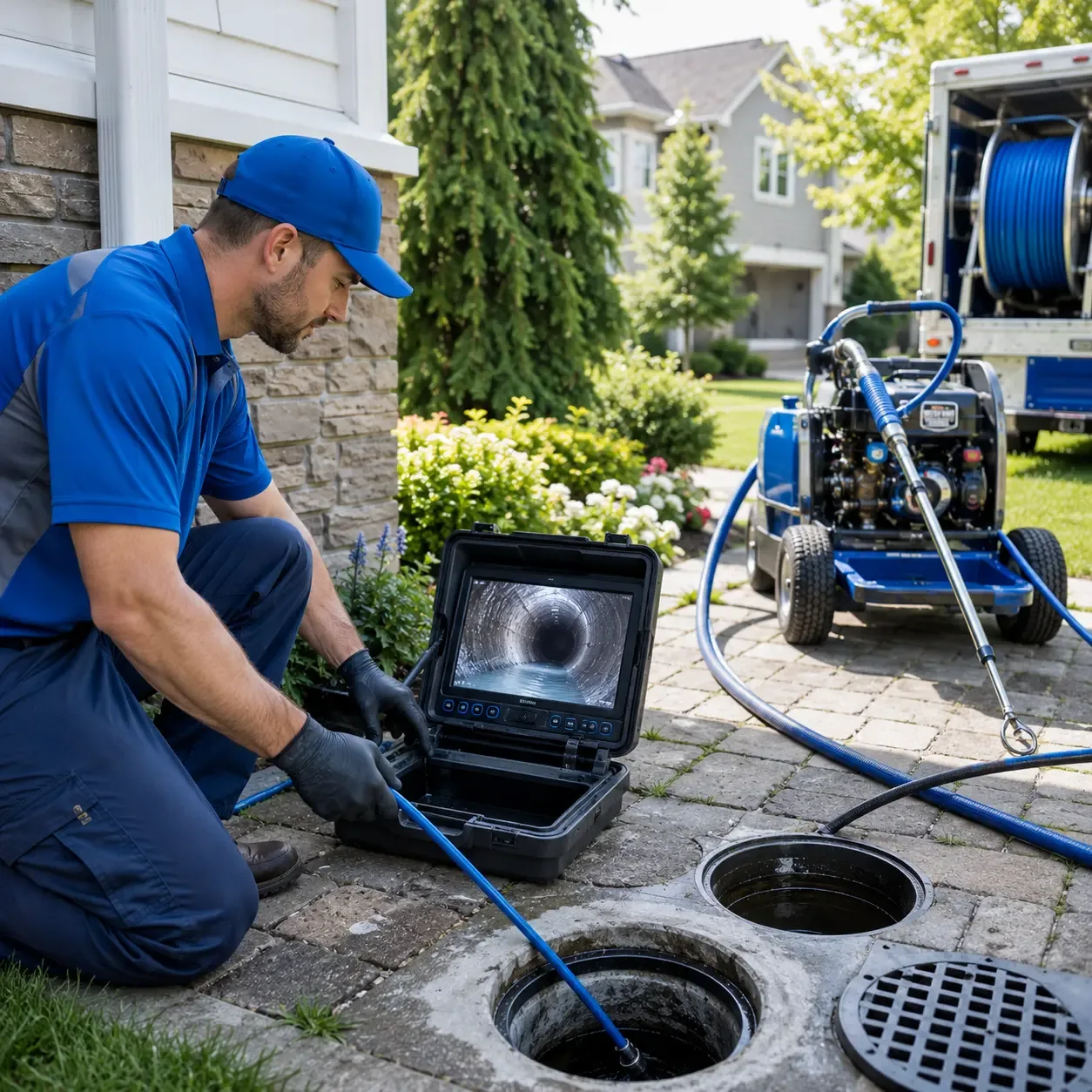 Outdoor drain cleaning professionals serving Maspeth, NY